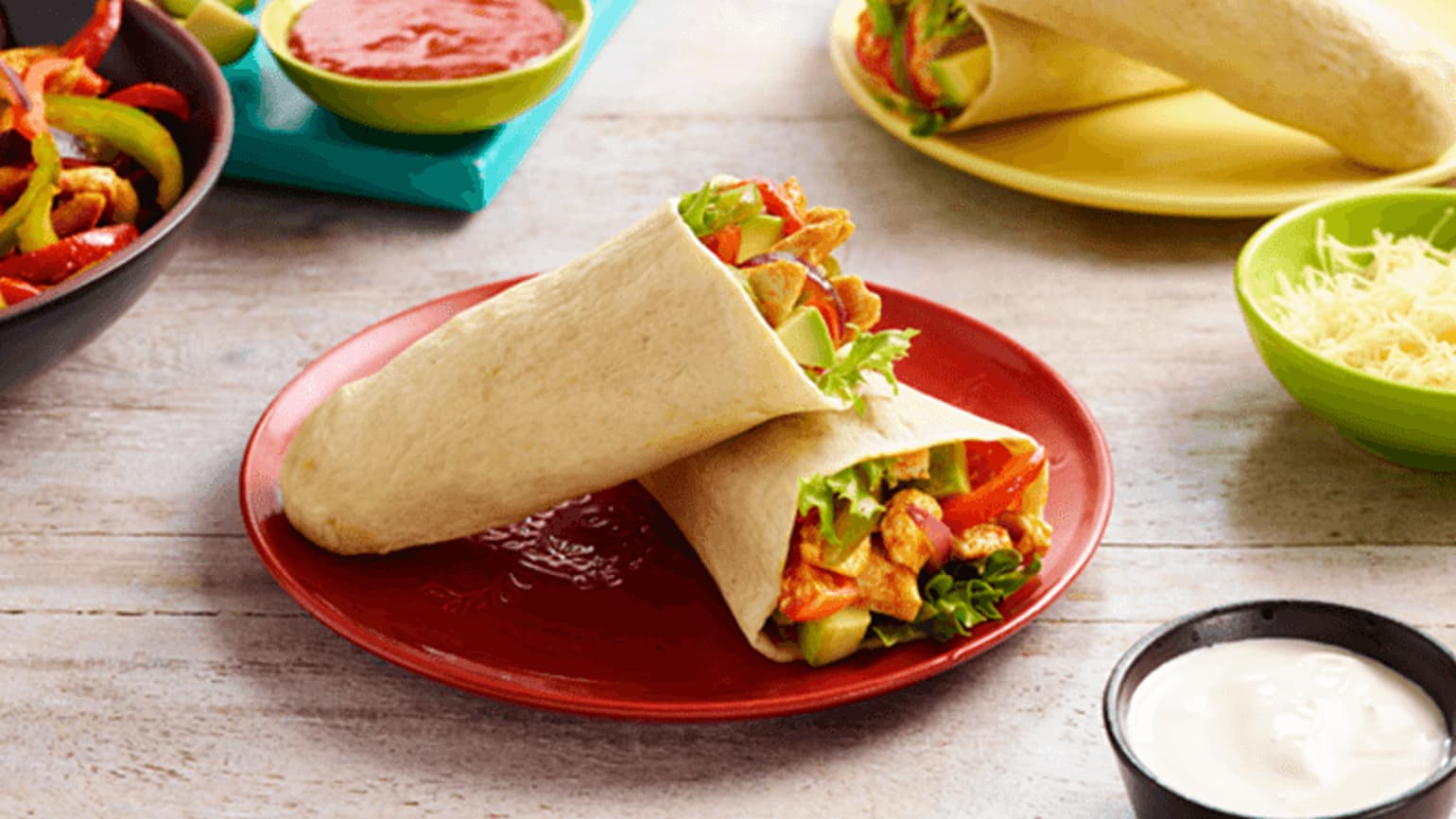 Chicken Fajita Tortilla Pockets Hähnchen Wrap Old El Paso